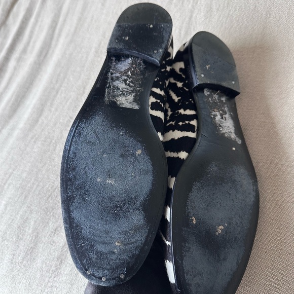 Gucci by Tom Ford pony hair zebra flat loafers Size 37 1/2 - Picture 9 of 9